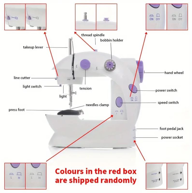 Miniatura 4 de Maquina Coser Sewing Machine 4en1